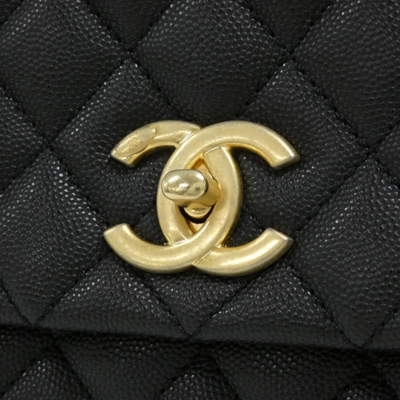 CHANEL Matelasse 92991 Handbag Grained Calfskin Black Grained Calfskin - Thumbnail 4