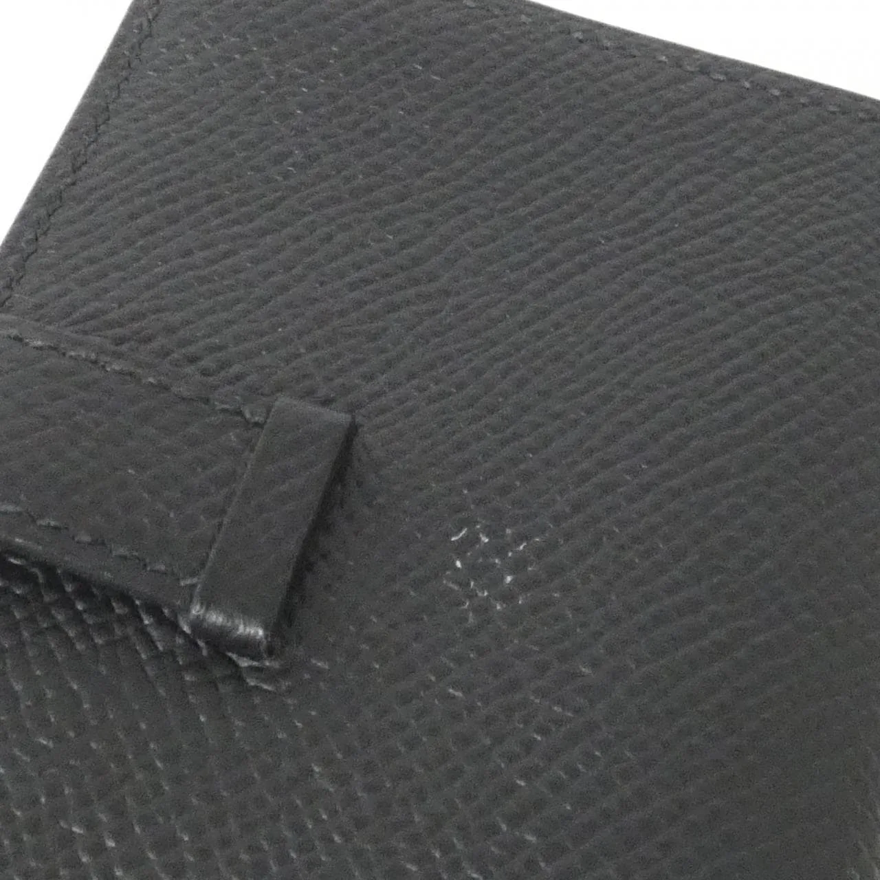 HERMES 082975CY Card Case Epsom 黑色 Epsom 皮 中古品A - 縮圖 5