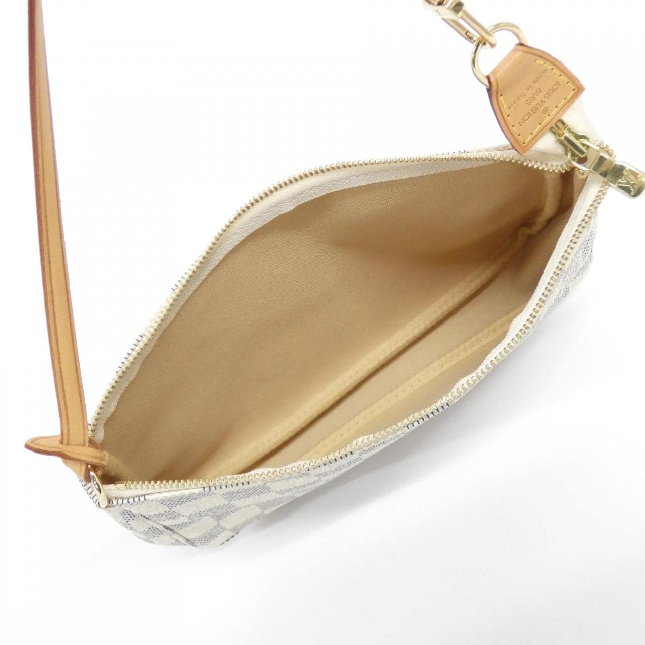 LOUIS VUITTON Pochette N51986 Pochette Damier 黑色 Damier 中古品A - 縮圖 6