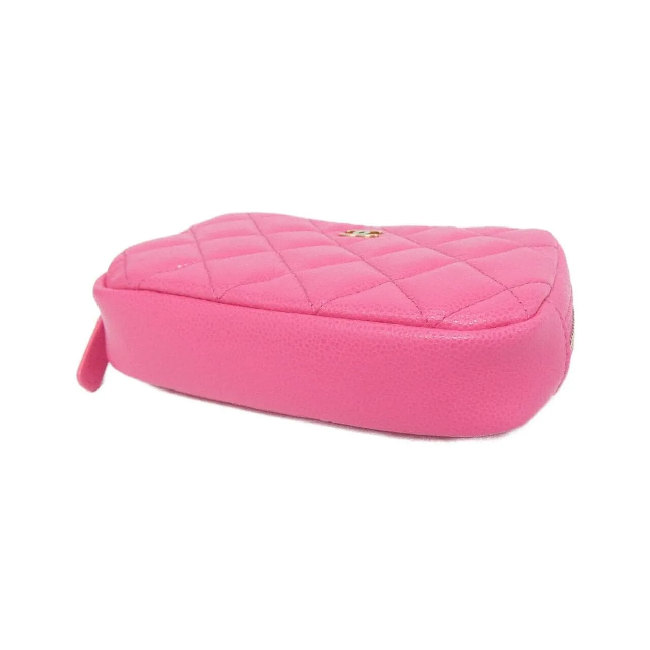 CHANEL Timeless Classic 80909 Pouch Grained Calfskin Pink Grained Calfskin Rank A - Thumbnail 3