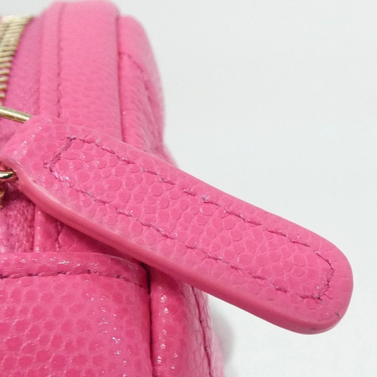 CHANEL Timeless Classic 80909 Pouch Grained Calfskin Pink Grained Calfskin Rank A - Thumbnail 5