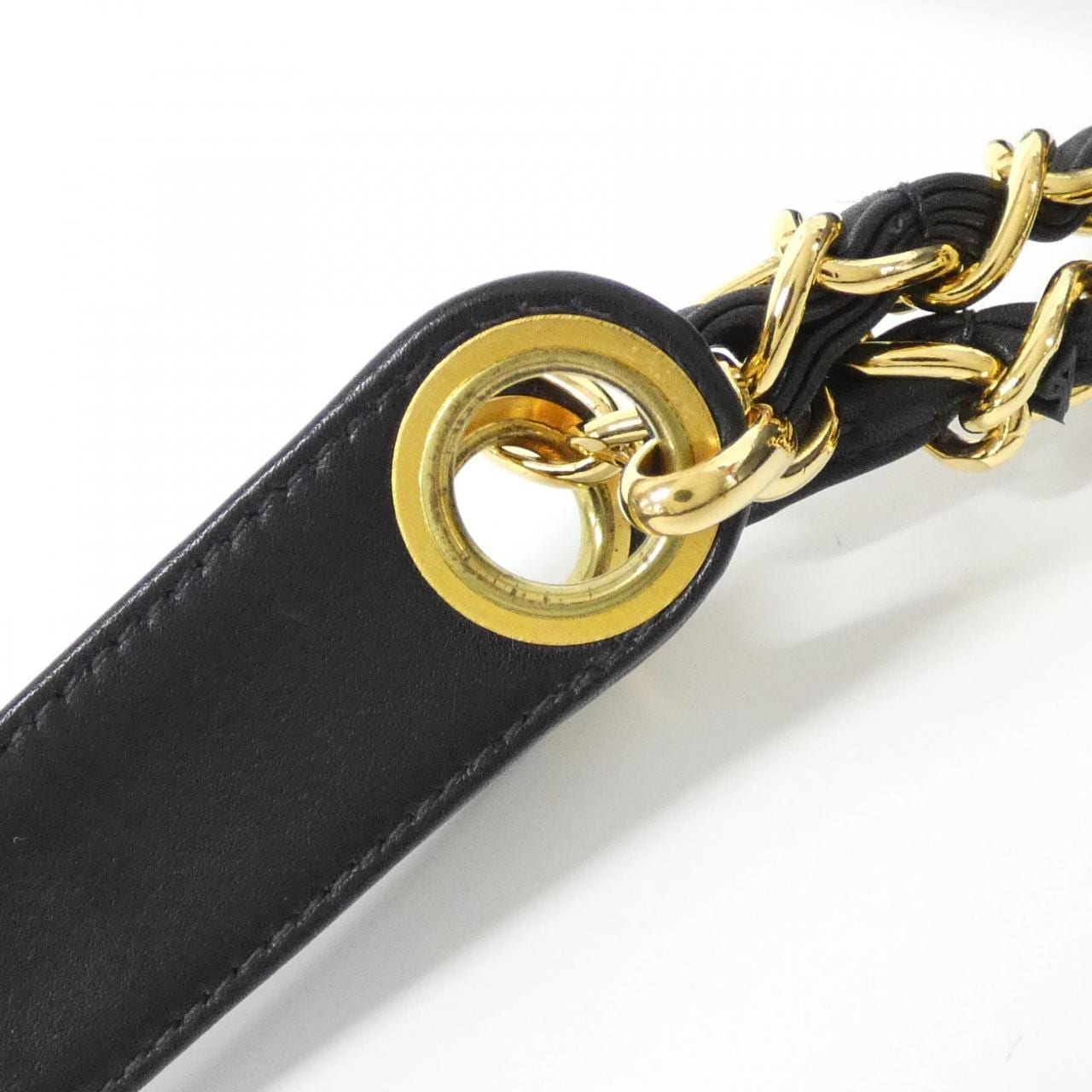 CHANEL 07829 Handbag Lambskin Black Lambskin Rank A - Thumbnail 5