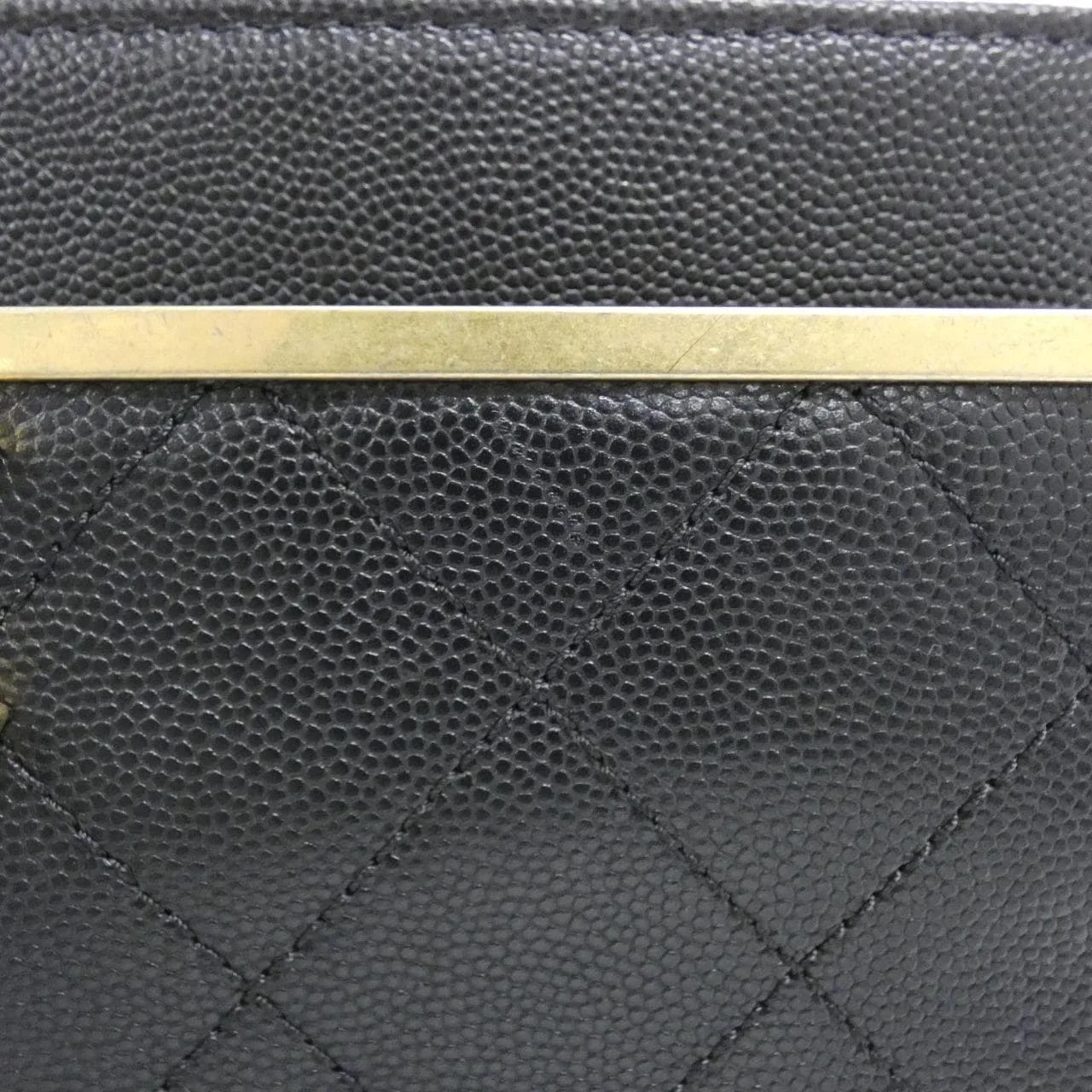 CHANEL Handbag Grained Calfskin Black Grained Calfskin Rank A - Thumbnail 5