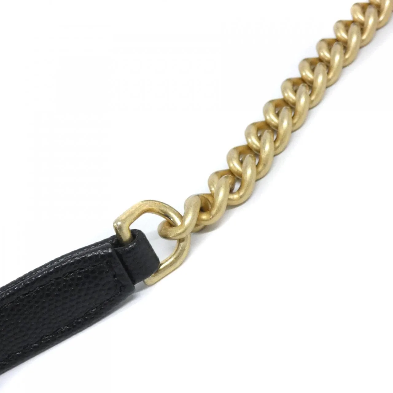 CHANEL Handbag Grained Calfskin Black Grained Calfskin Rank A - Thumbnail 7