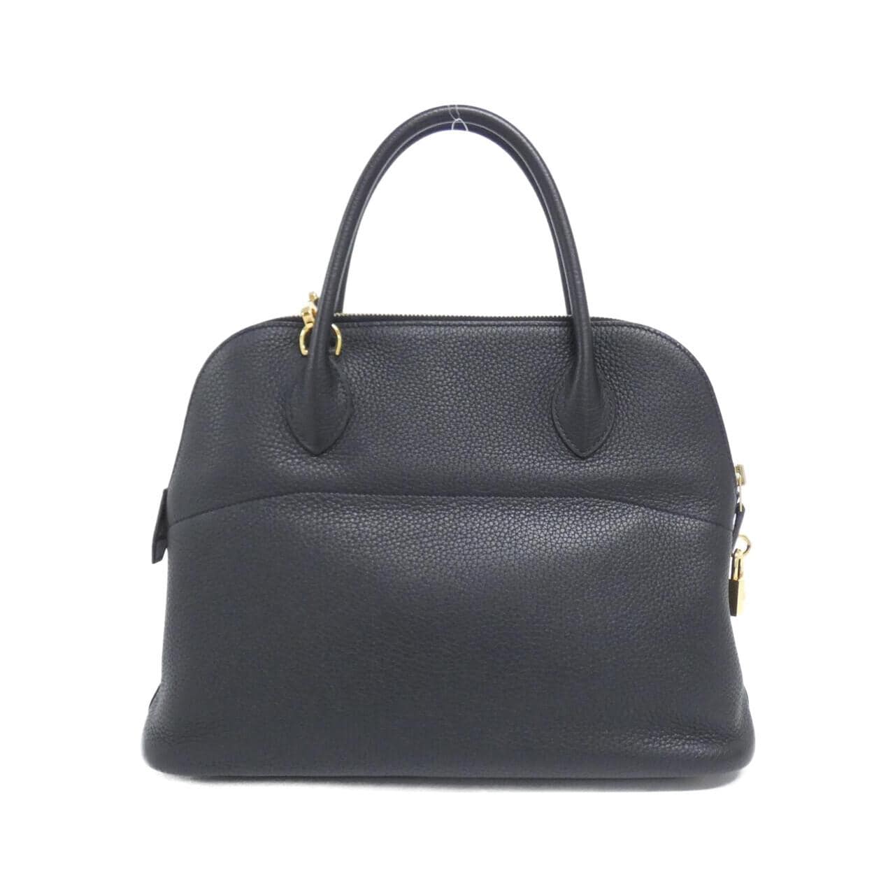 HERMES HERMÈS Bolide 073419CC Bag Clemence Black Clemence Leather - Thumbnail 2