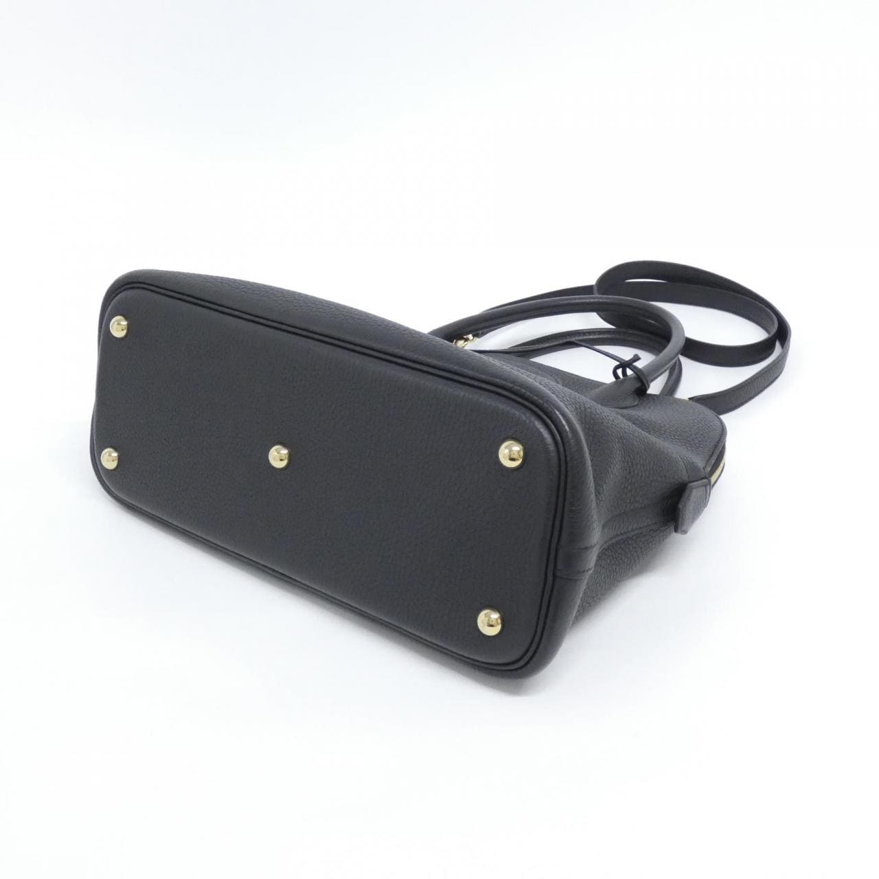 HERMES HERMÈS Bolide 073419CC Bag Clemence Black Clemence Leather - Thumbnail 3