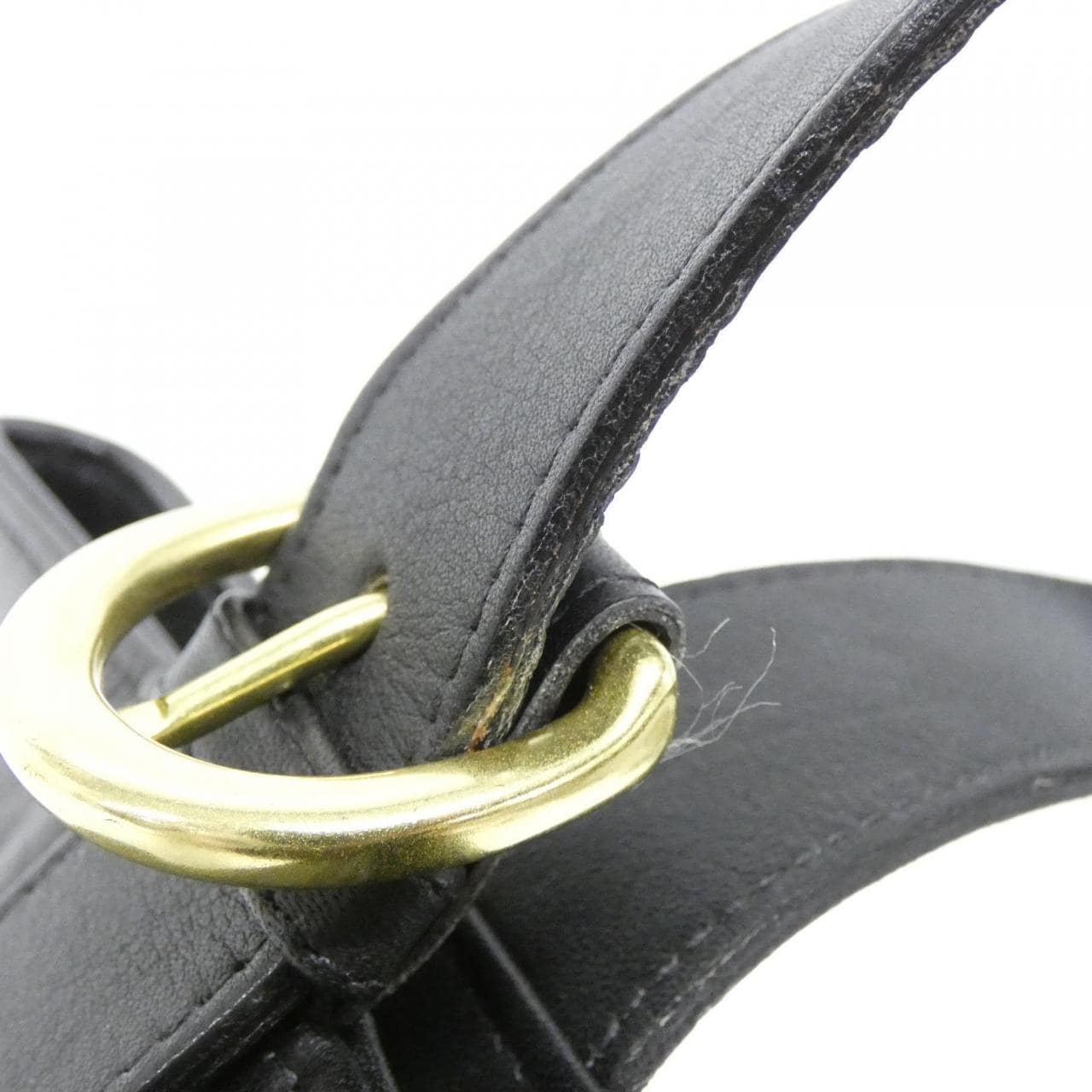 COACH 412 Bag Leather 黑色 皮革 中古品A - 縮圖 5