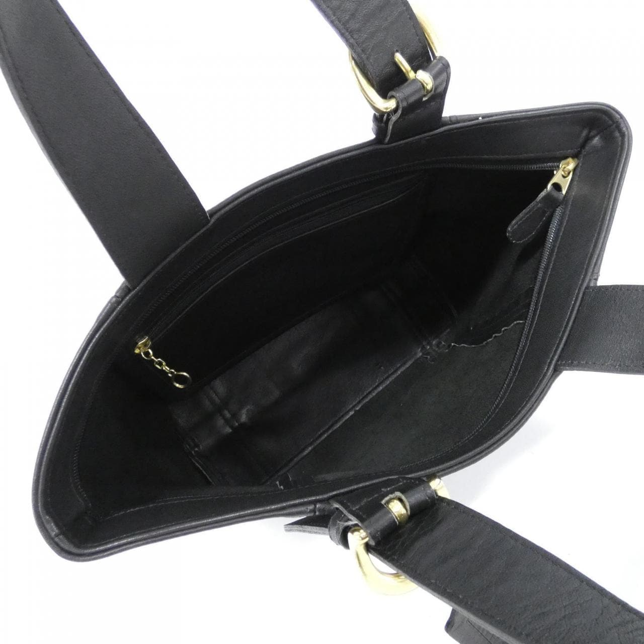 COACH 412 Bag Leather 黑色 皮革 中古品A - 縮圖 6