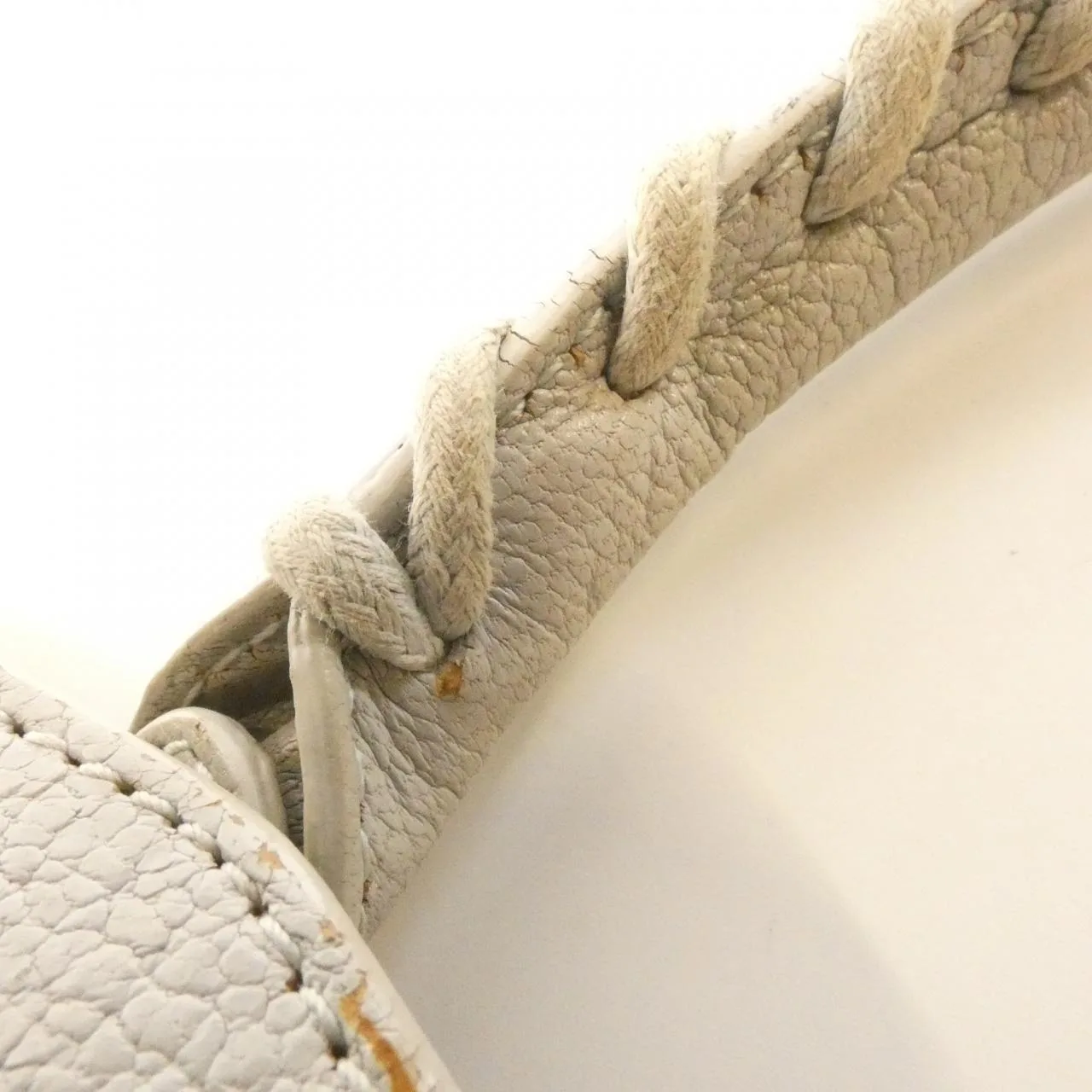 BALENCIAGA 390160 AQ41G Handbag Leather 黑色 皮革 中古品B - 縮圖 6