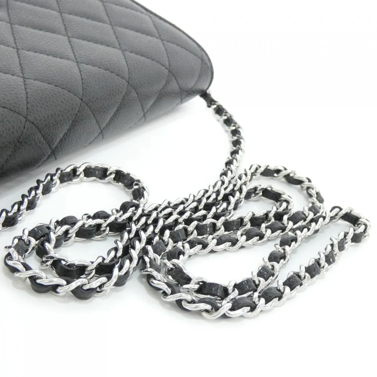CHANEL Timeless Classic AP0250 Wallet Grained Calfskin Black Grained Calfskin Rank A - Thumbnail 5