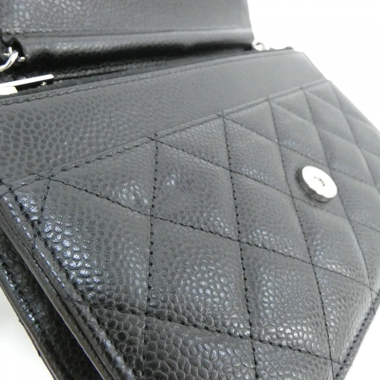 CHANEL Timeless Classic AP0250 Wallet Grained Calfskin Black Grained Calfskin Rank A - Thumbnail 7