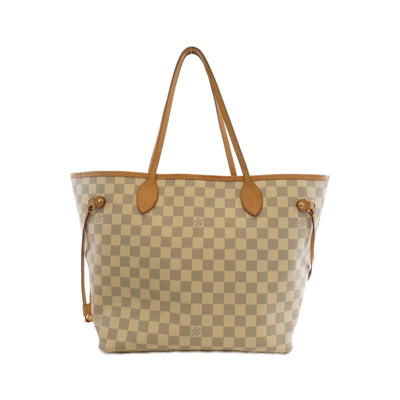 LOUIS VUITTON Neverfull N41605 Tote Damier Black