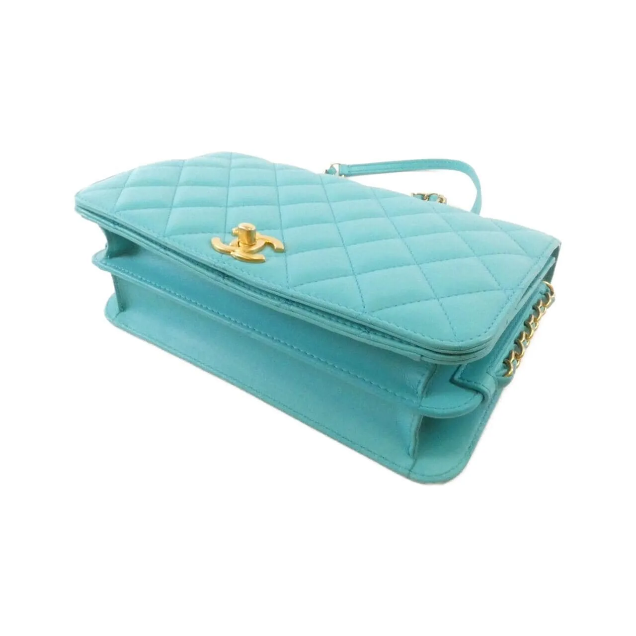 CHANEL AS0149 Shoulder 藍色 中古品A - 縮圖 3