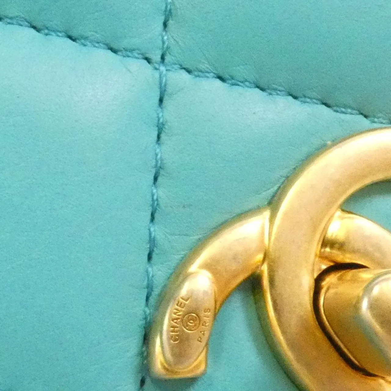 CHANEL AS0149 Shoulder 藍色 中古品A - 縮圖 4