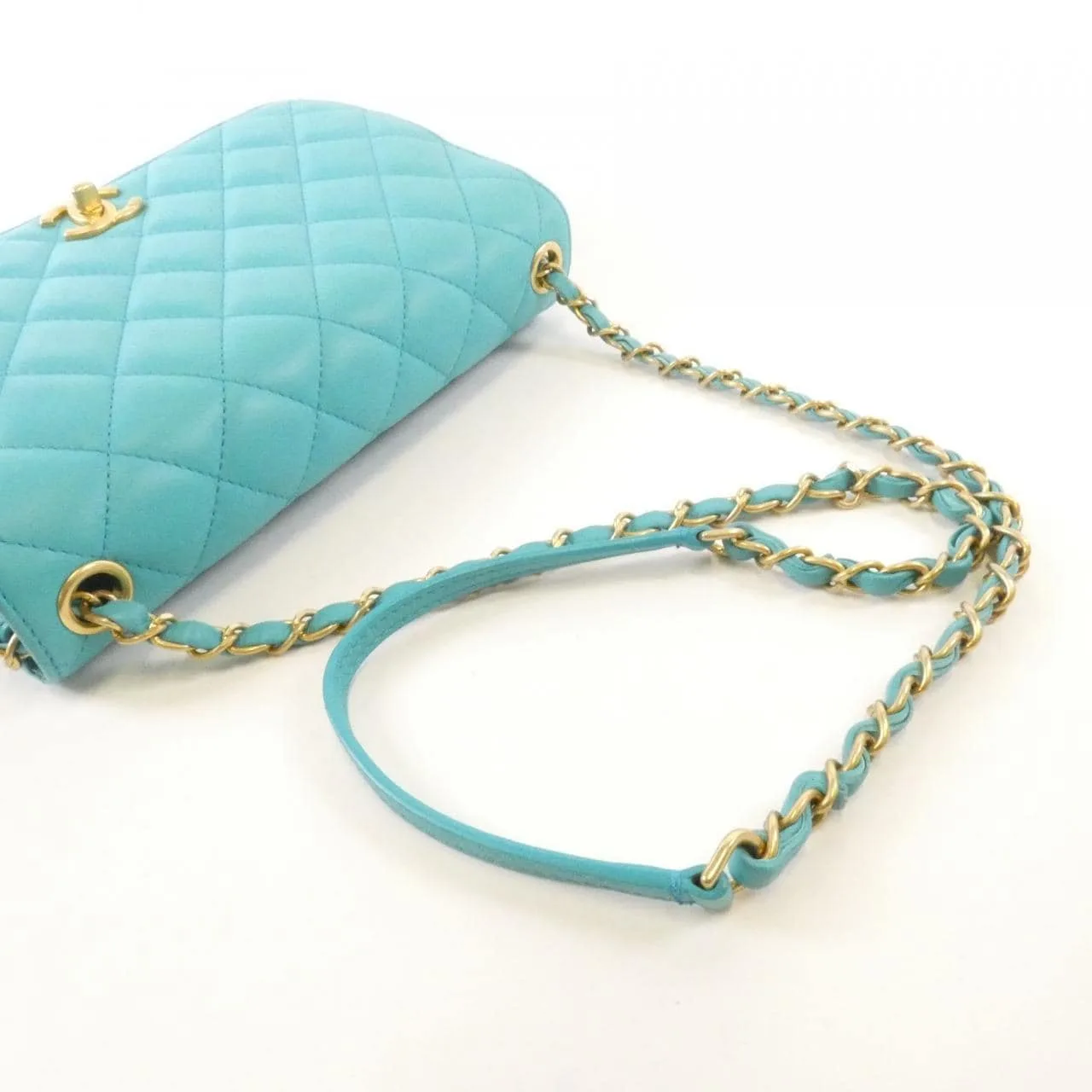 CHANEL AS0149 Shoulder 藍色 中古品A - 縮圖 6