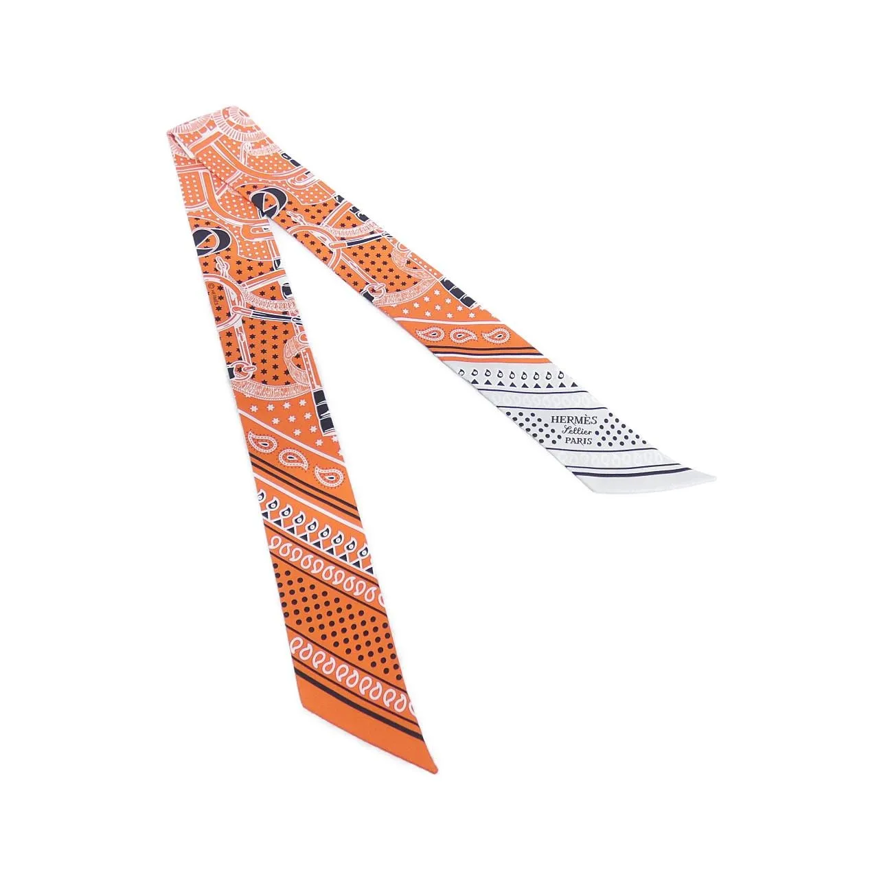 HERMES 062978S Scarf White