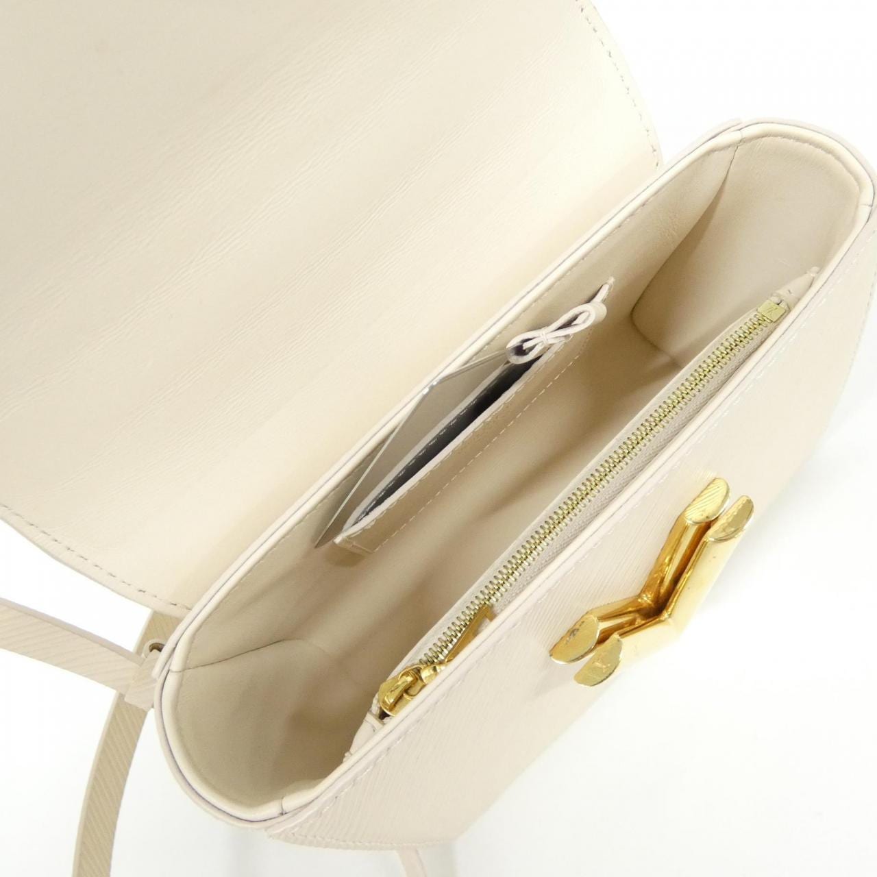 LOUIS VUITTON Twist M22373 Shoulder Bag Epi White Epi Rank A - Thumbnail 9