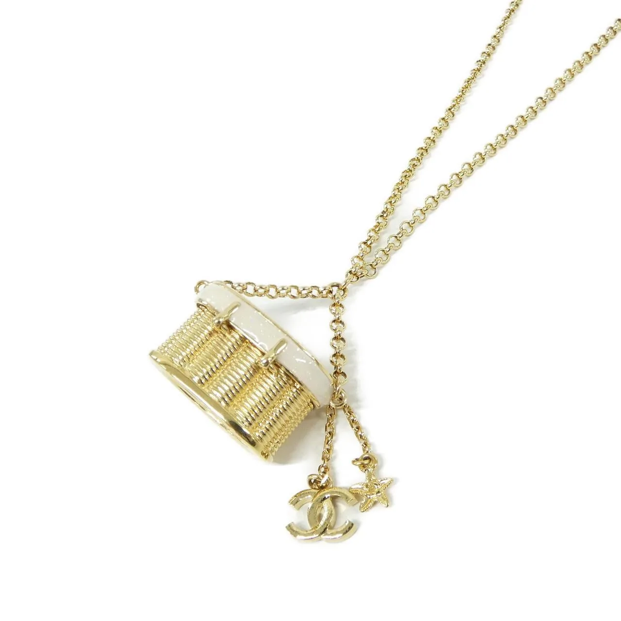 CHANEL ABF044 Accessories 白色 中古品A - 縮圖 3