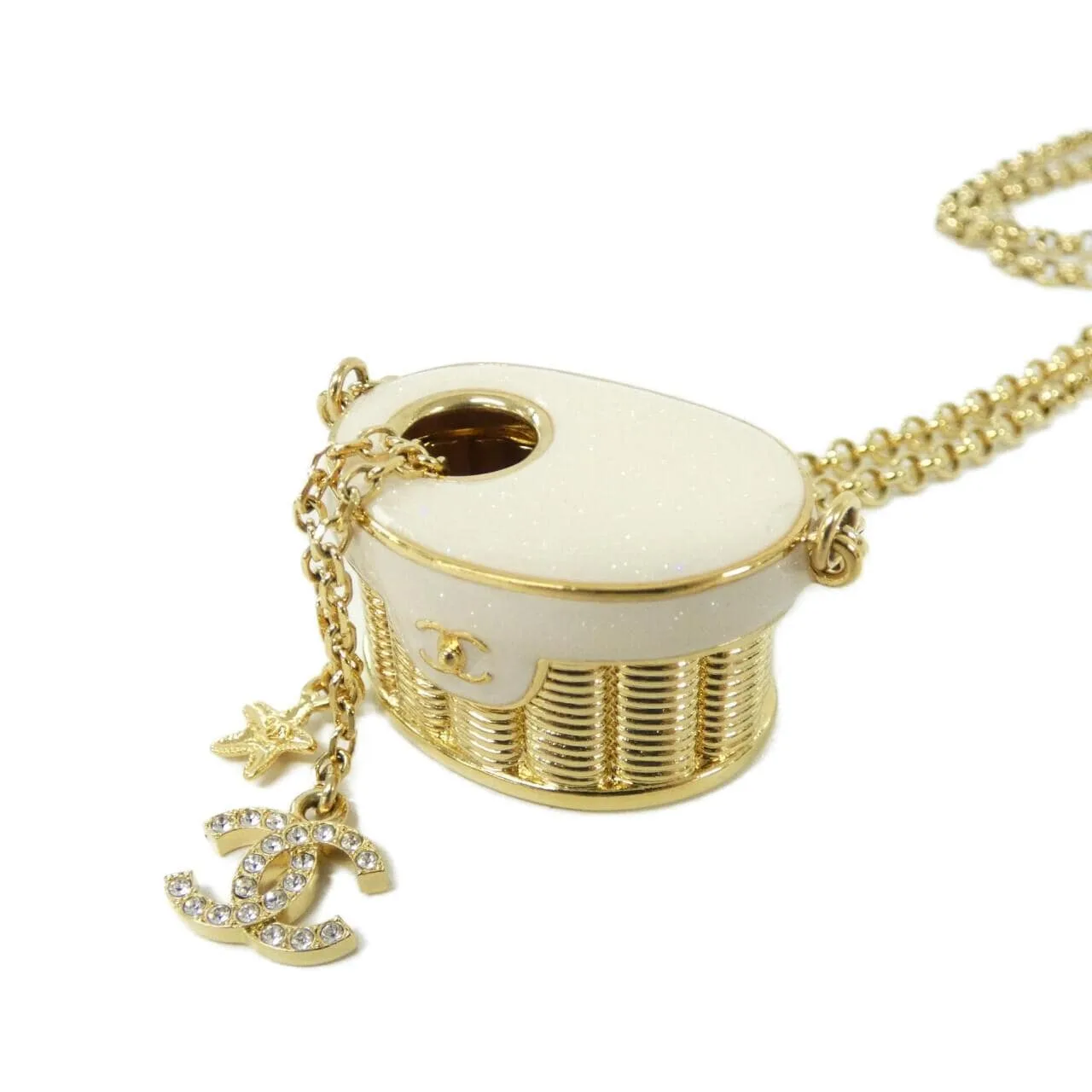 CHANEL ABF044 Accessories 白色 中古品A - 縮圖 4