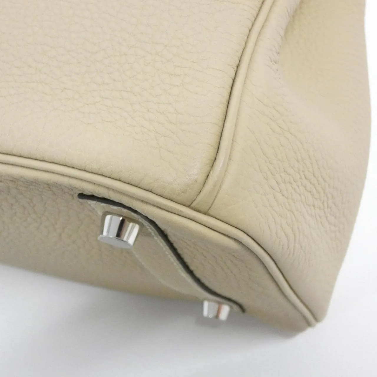 HERMES Birkin 030520CK Handbag Togo Black Togo Leather Rank A - Thumbnail 4