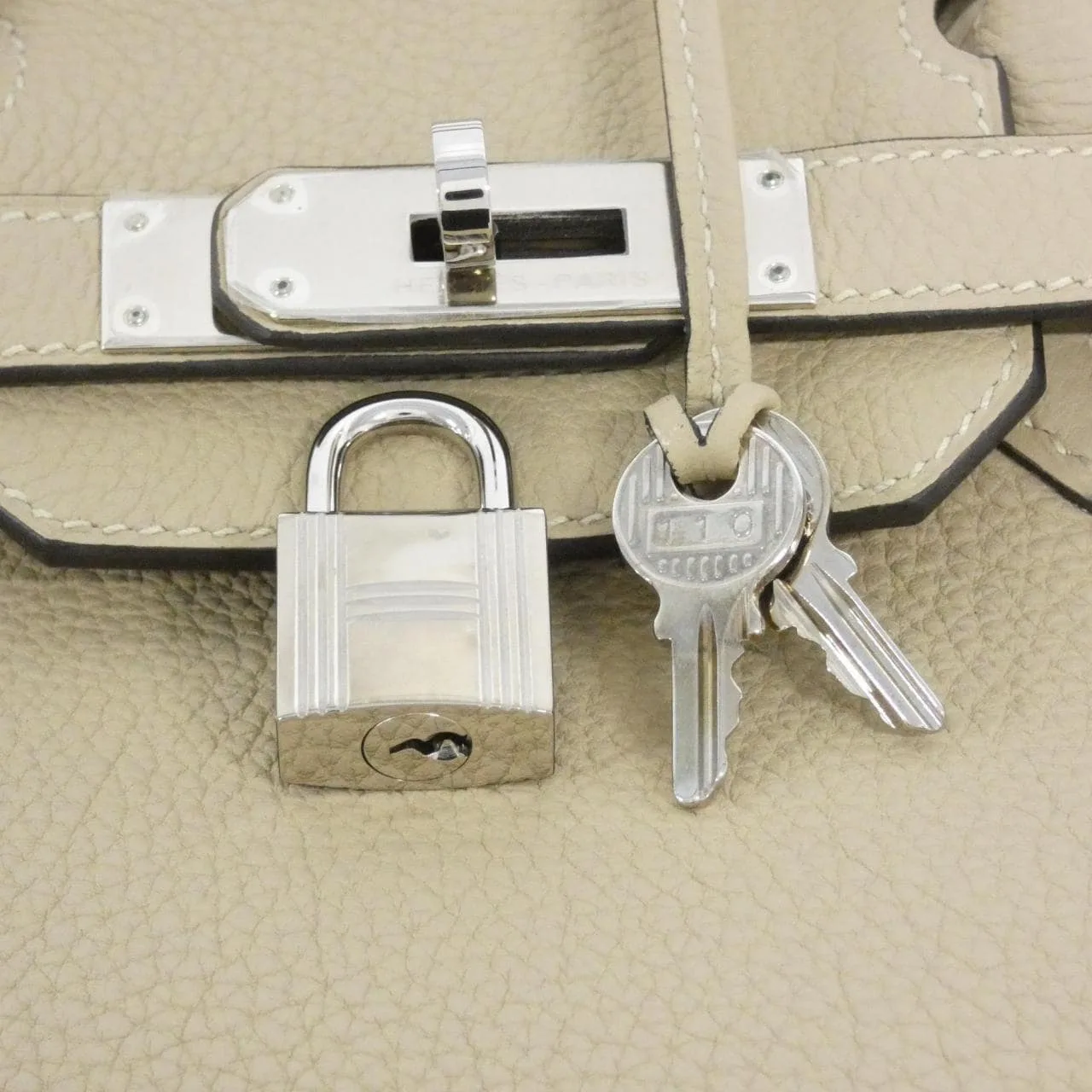 HERMES Birkin 030520CK Handbag Togo Black Togo Leather Rank A - Thumbnail 5