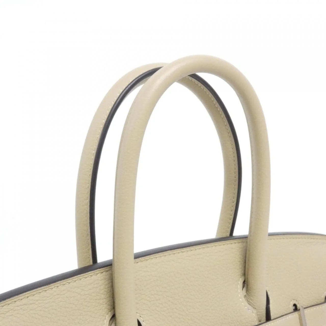 HERMES Birkin 030520CK Handbag Togo Black Togo Leather Rank A - Thumbnail 6