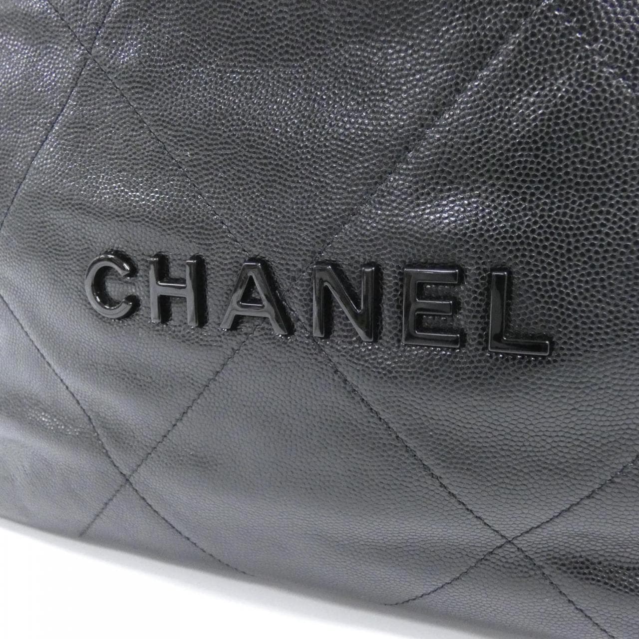 CHANEL Chanel 22 AS3260 Shoulder Bag Grained Calfskin Black Grained Calfskin - Thumbnail 4