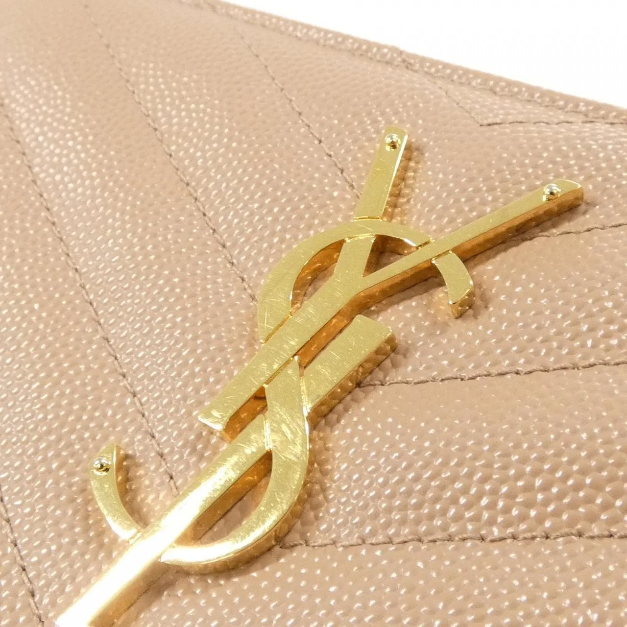 SAINT LAURENT 358094 BOW01 Wallet 黑色 中古品A - 縮圖 6