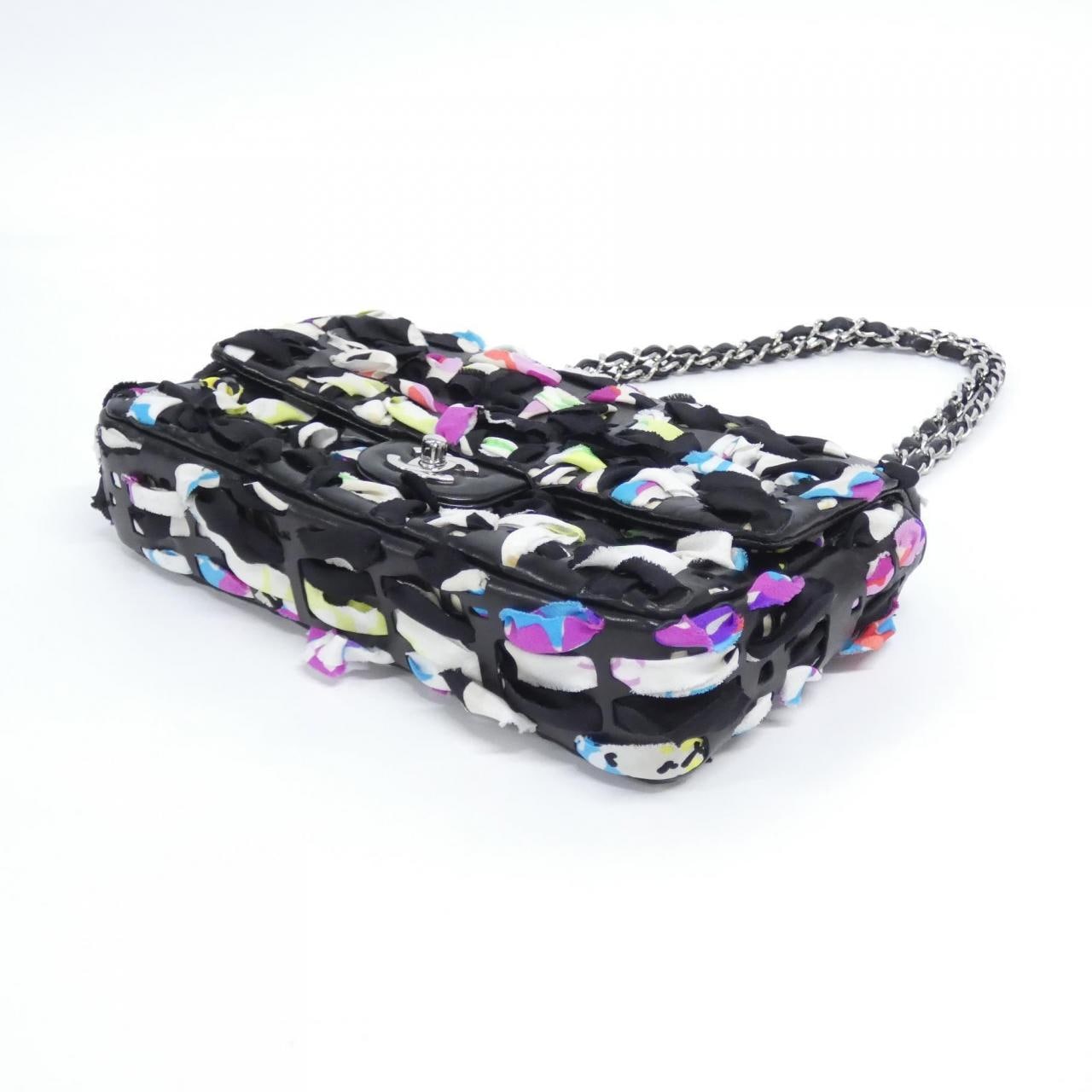 CHANEL 49418 Shoulder Bag Lambskin Black Lambskin - Thumbnail 3