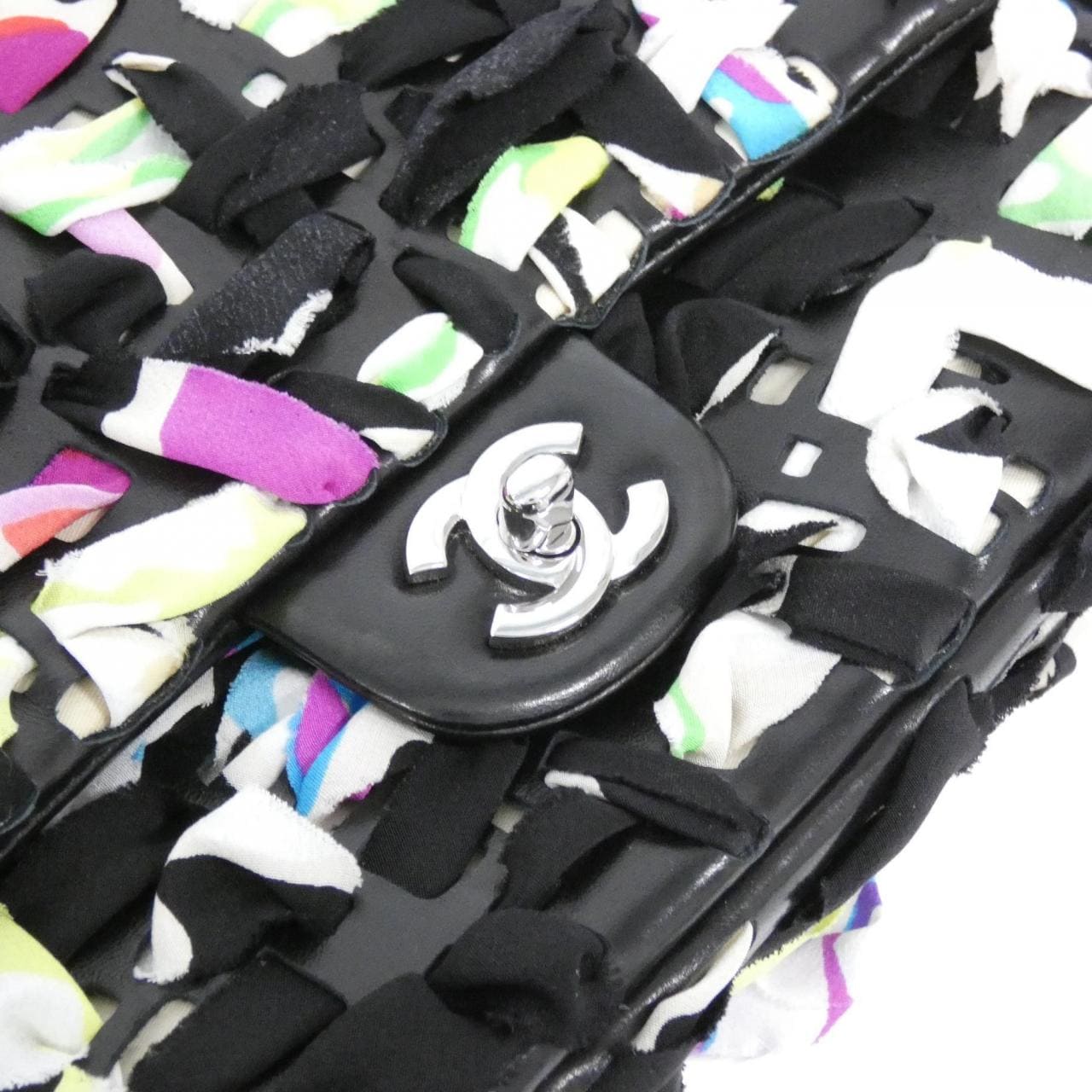 CHANEL 49418 Shoulder Bag Lambskin Black Lambskin - Thumbnail 4