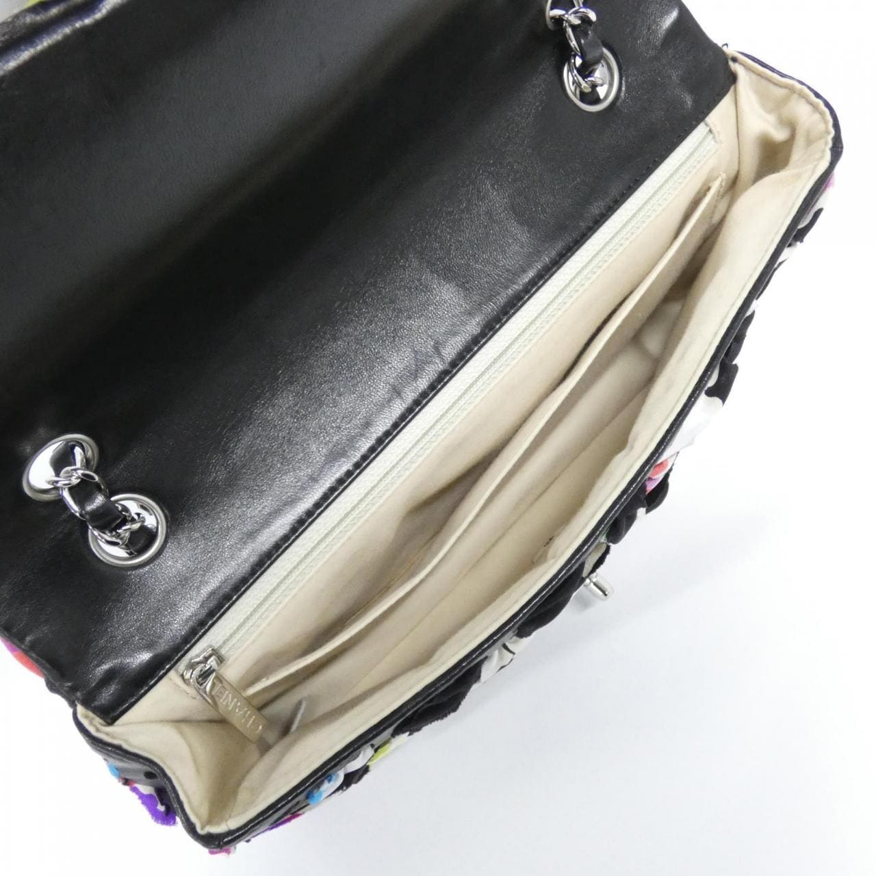 CHANEL 49418 Shoulder Bag Lambskin Black Lambskin - Thumbnail 7