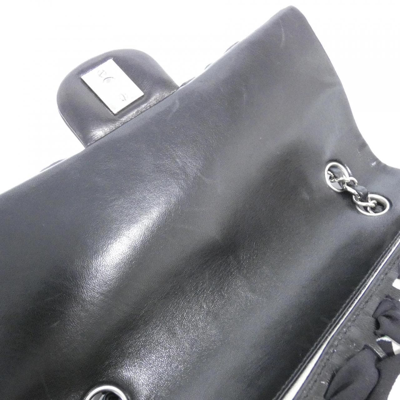 CHANEL 49418 Shoulder Bag Lambskin Black Lambskin - Thumbnail 10