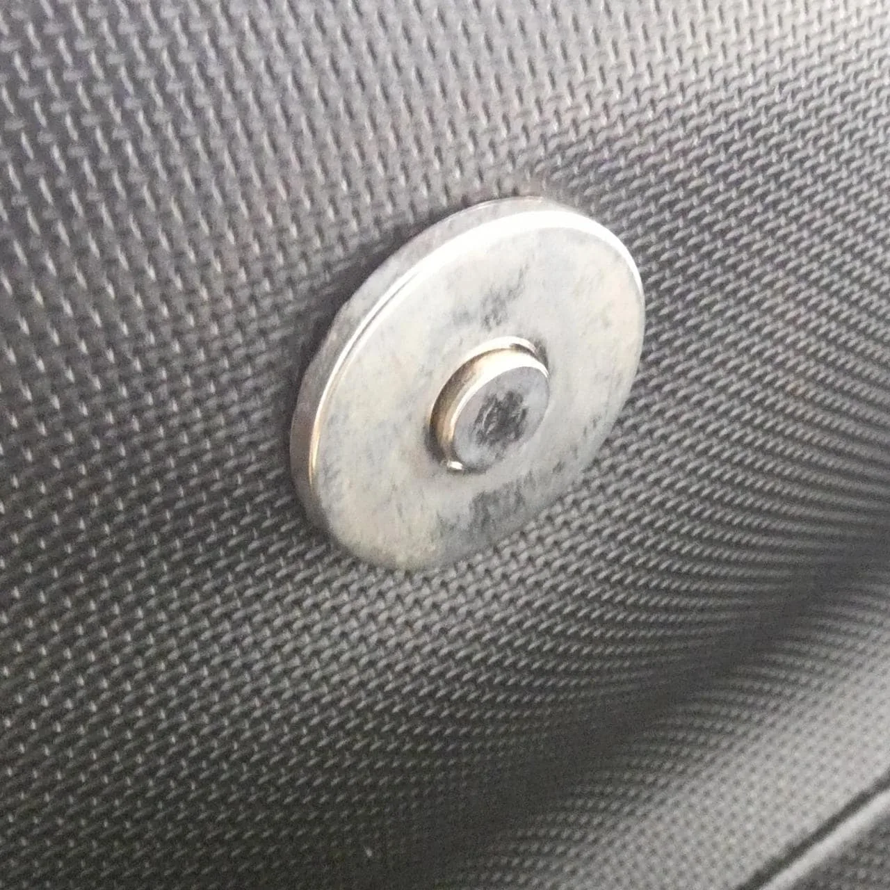 DIOR Handbag Canvas 黑色 帆布 中古品A - 縮圖 6