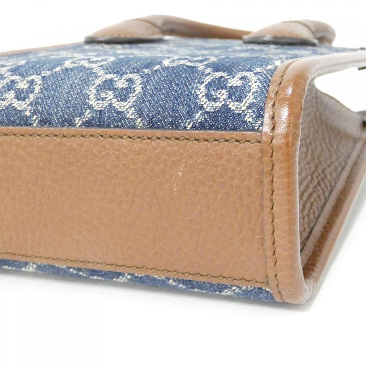 GUCCI 671623 2KQGT Bag Denim Brown Denim - Thumbnail 3