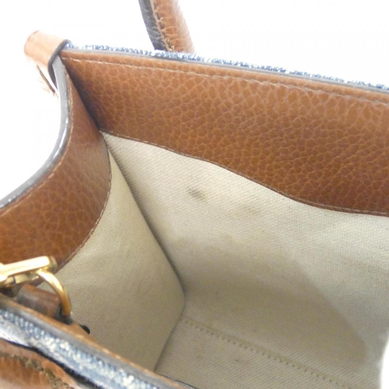 GUCCI 671623 2KQGT Bag Denim Brown Denim - Thumbnail 9