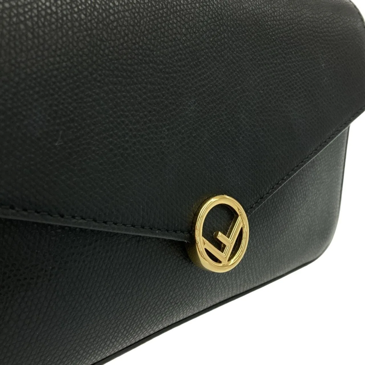 FENDI 8BS032 A18B Shoulder 黑色 中古品A - 縮圖 4