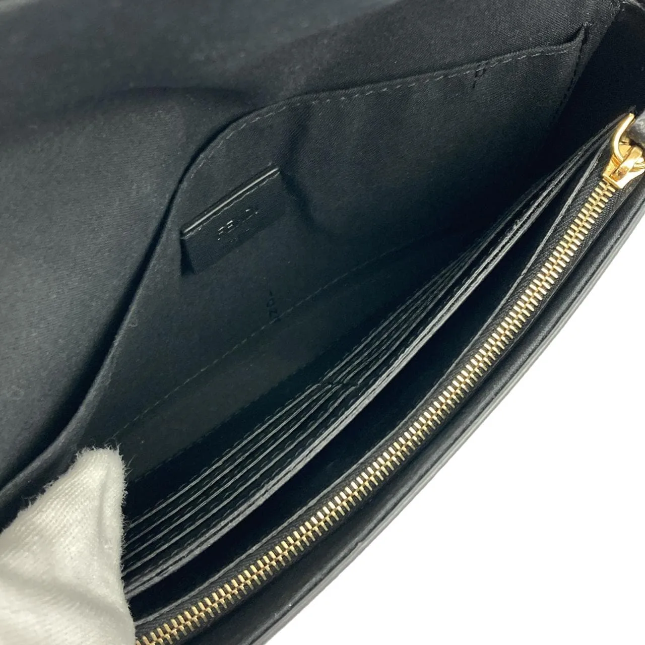 FENDI 8BS032 A18B Shoulder 黑色 中古品A - 縮圖 6