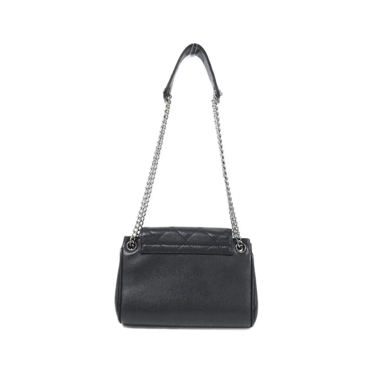 CHANEL Shoulder Caviar Leather Navy Caviar Leather Rank B - Thumbnail 2