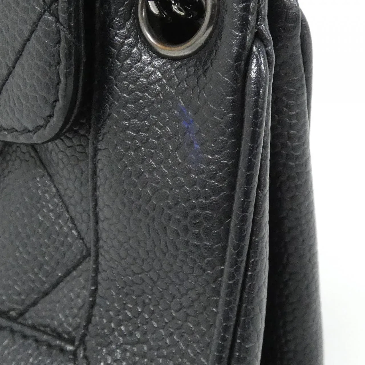 CHANEL Shoulder Caviar Leather Navy Caviar Leather Rank B - Thumbnail 7