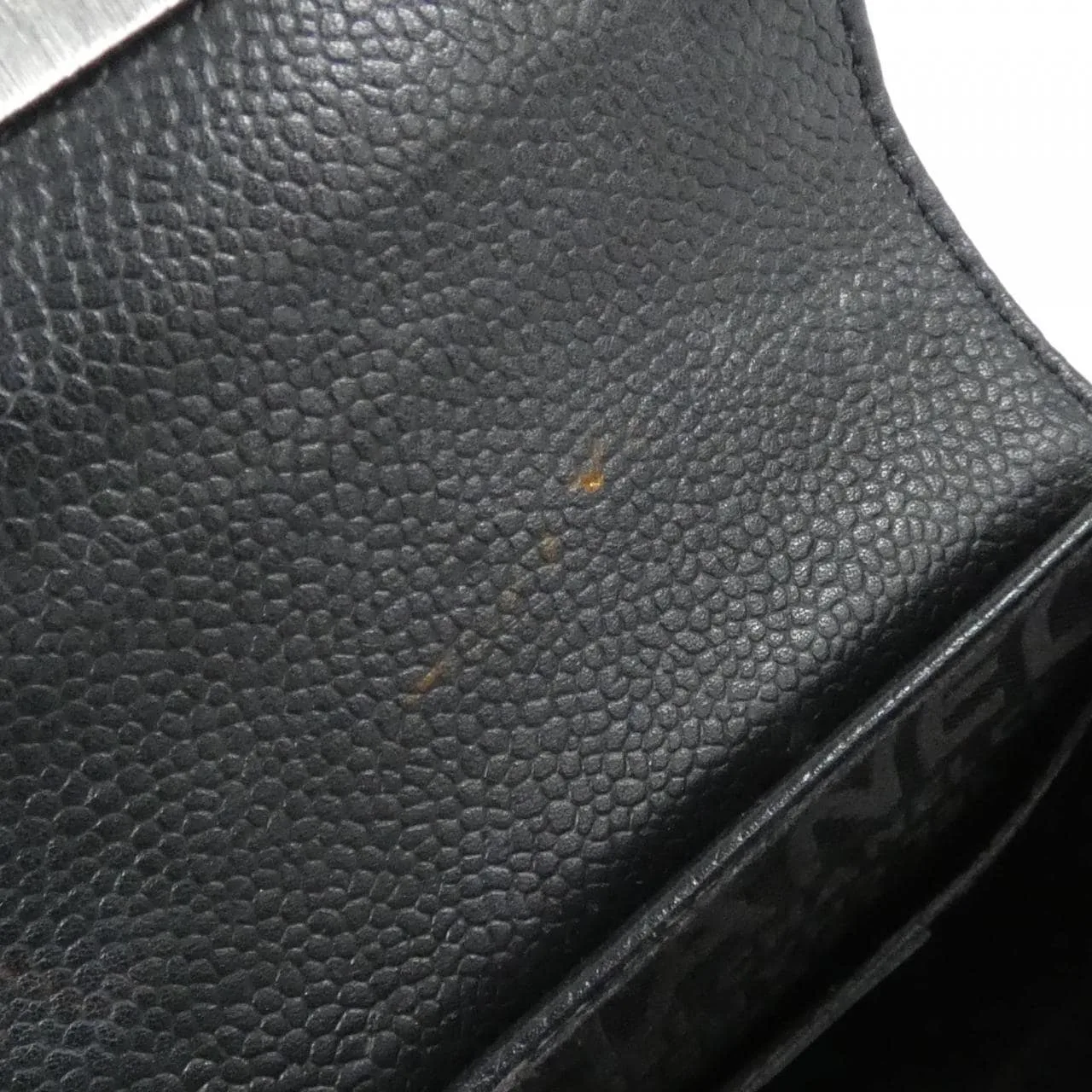 CHANEL Shoulder Caviar Leather Navy Caviar Leather Rank B - Thumbnail 10