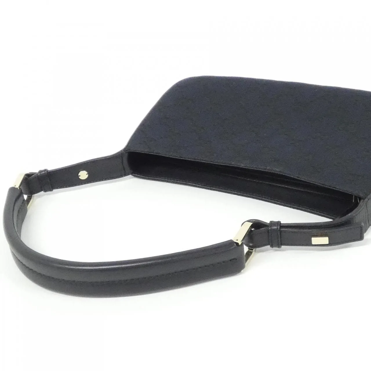 GUCCI 001 4285 Shoulder Canvas 黑色 帆布 中古品A - 縮圖 9