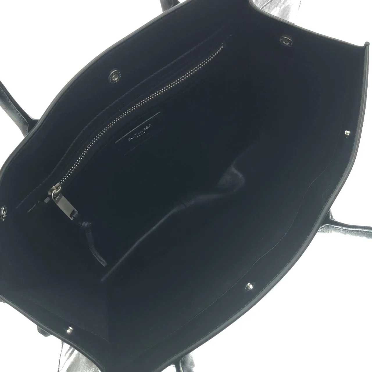 SAINT LAURENT Rive Gauche 686266 CWTFE Handbag 黑色 中古品A - 縮圖 6