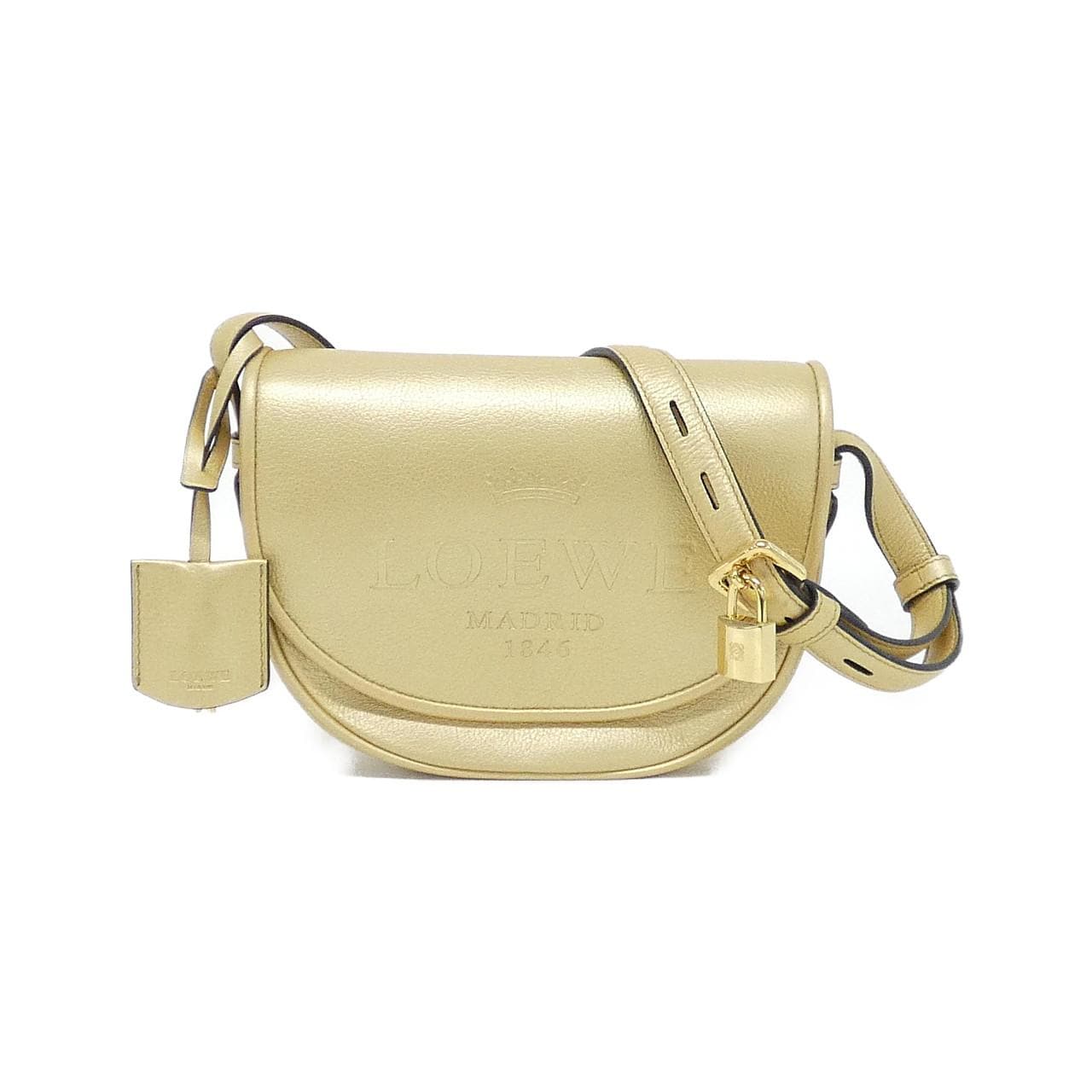 LOEWE 376 70 753 Shoulder Leather Gold