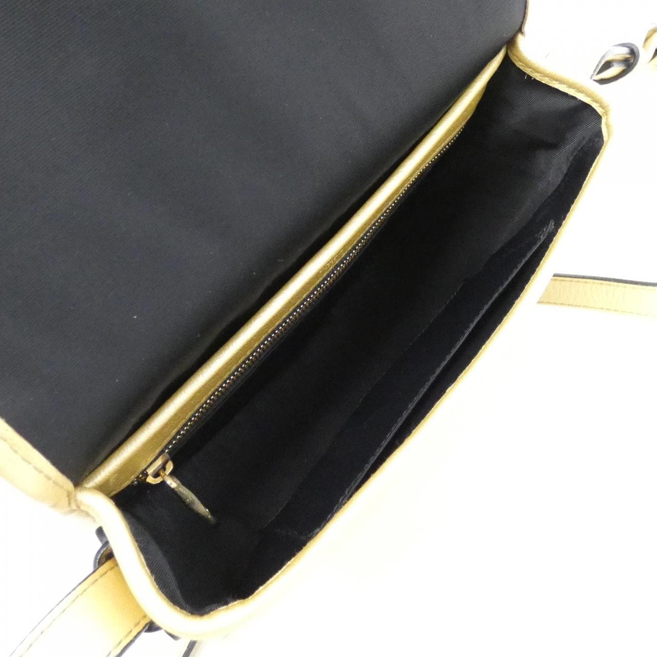 LOEWE 376 70 753 Shoulder Leather 金色 皮革 中古品A - 縮圖 9