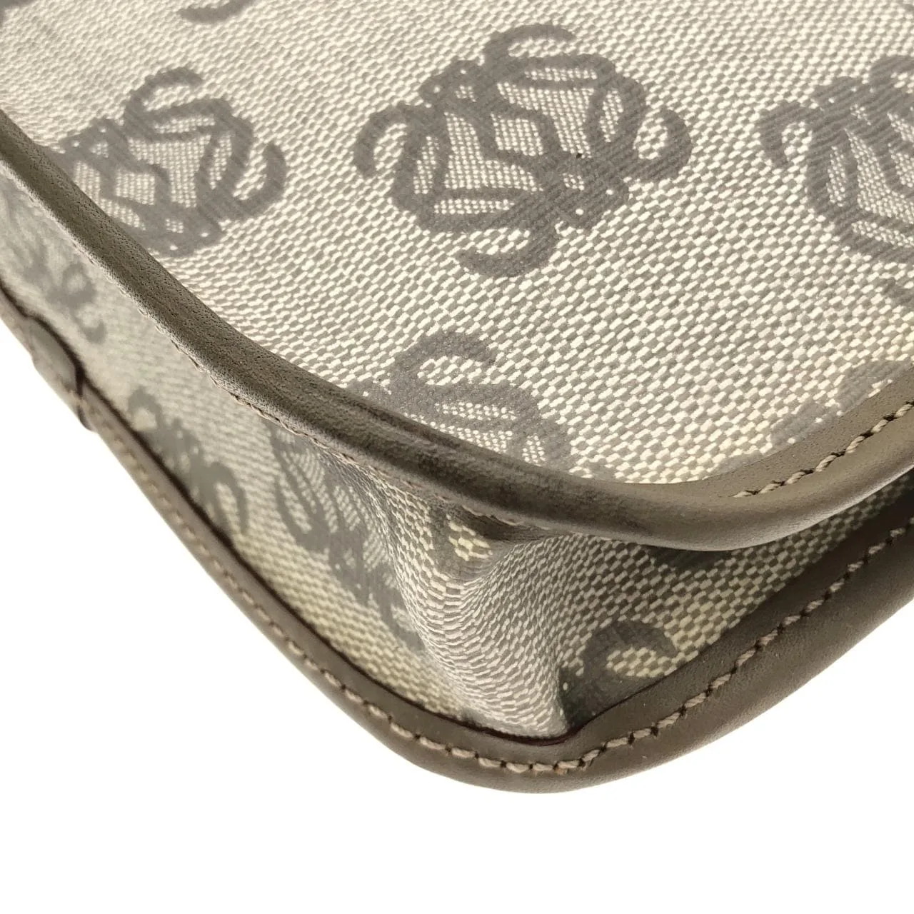 LOEWE Handbag Canvas Grey Canvas Rank A - Thumbnail 3