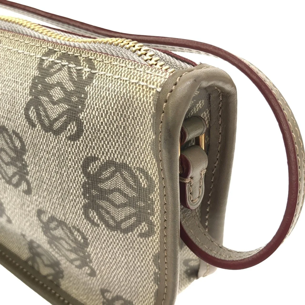 LOEWE Handbag Canvas Grey Canvas Rank A - Thumbnail 6