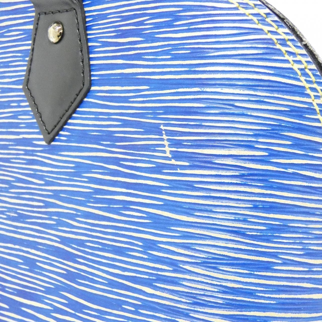 LOUIS VUITTON Alma M51052 Bag Denim 藍色 牛仔布 中古品A - 縮圖 5