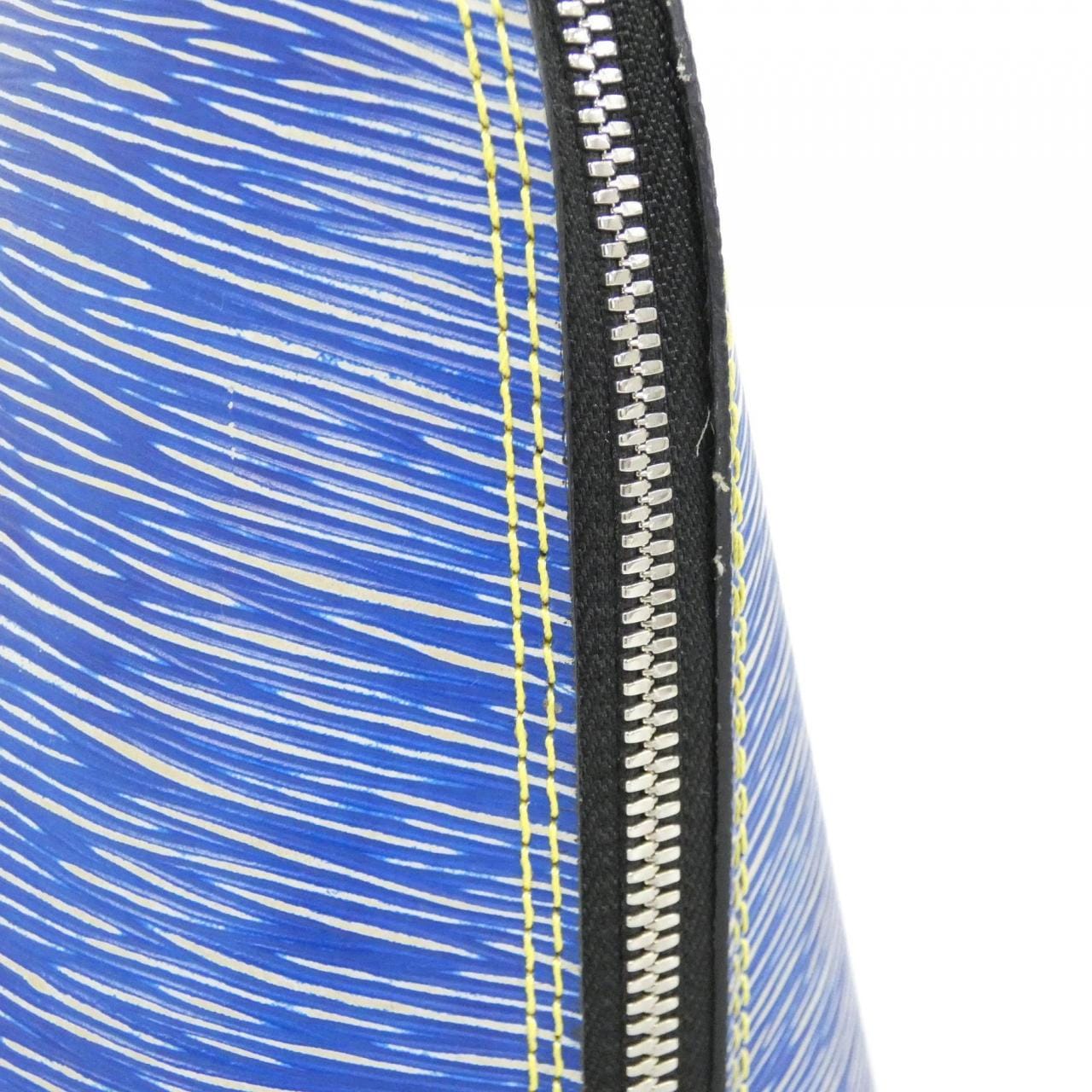 LOUIS VUITTON Alma M51052 Bag Denim 藍色 牛仔布 中古品A - 縮圖 6