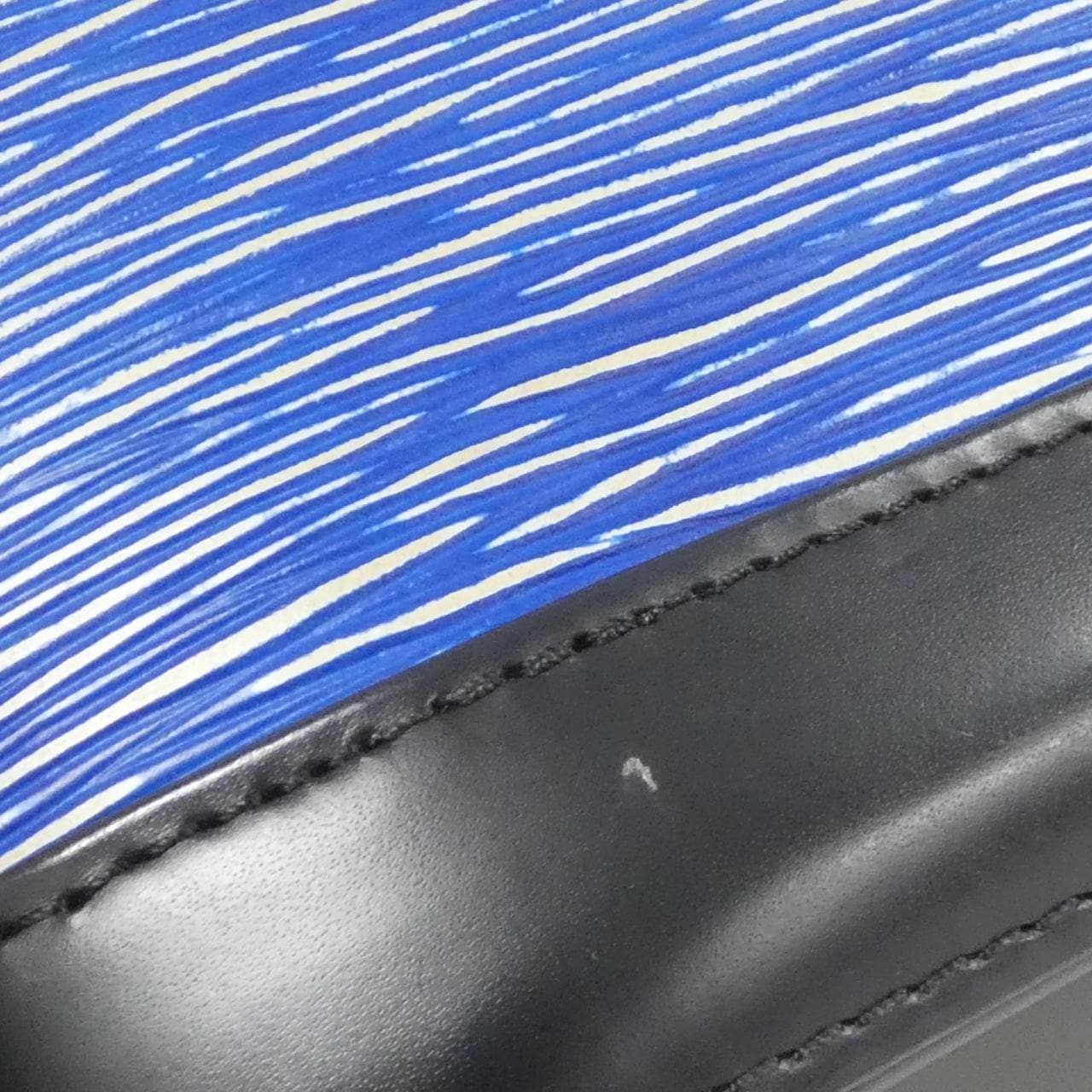 LOUIS VUITTON Alma M51052 Bag Denim 藍色 牛仔布 中古品A - 縮圖 7