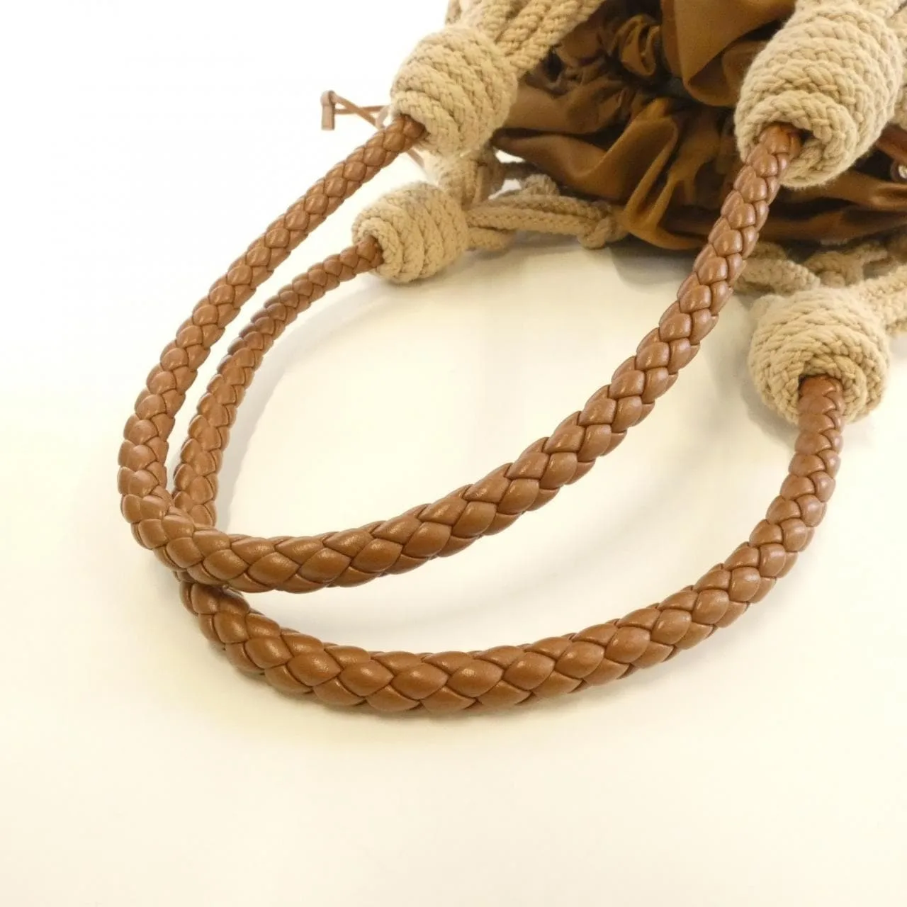 PRADA 2VG132 Handbag Nylon Beige Nylon Rank A - Thumbnail 6